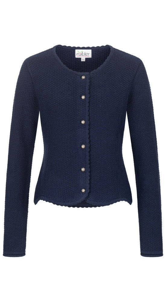 Strickjacke Langarm Yvonne in Marine von Nübler