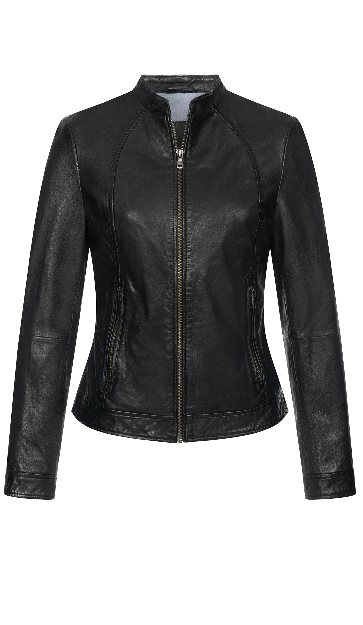 Lederjacke Allica in Schwarz von Nübler Lederjacke Allica in Schwarz von Nübler