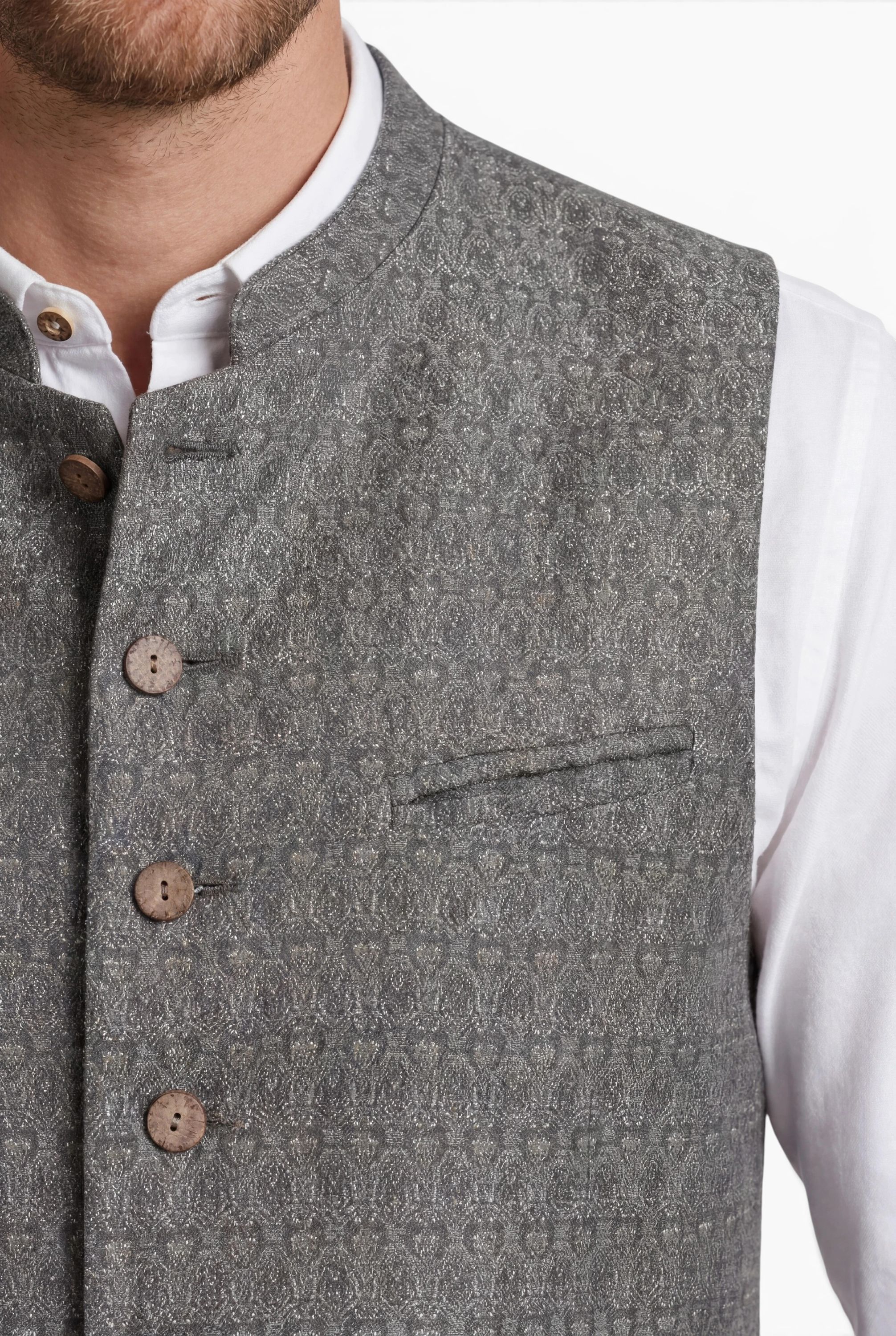 Gilet Marius in Mahagoni