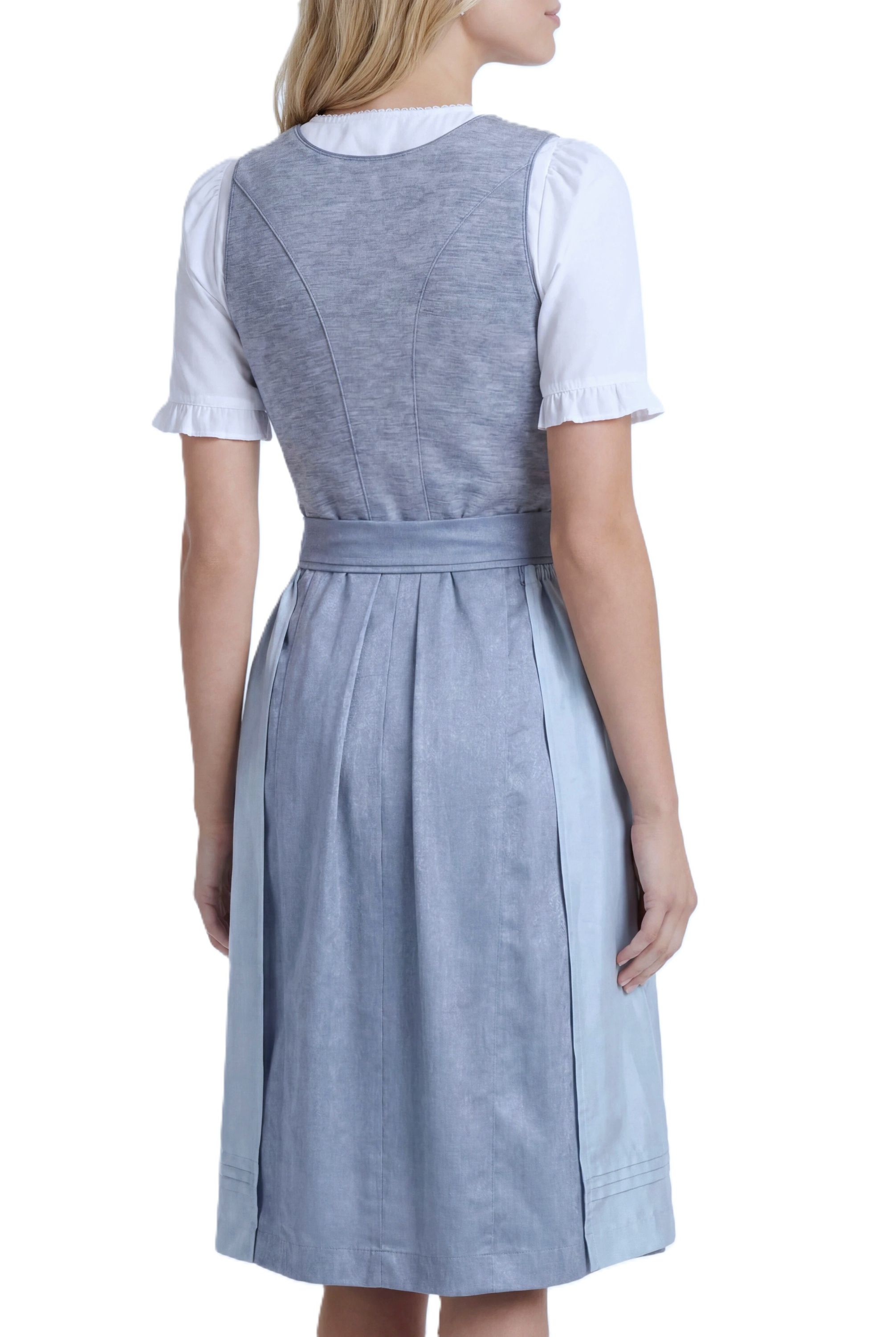 Mididirndl Kira in Rauchblau