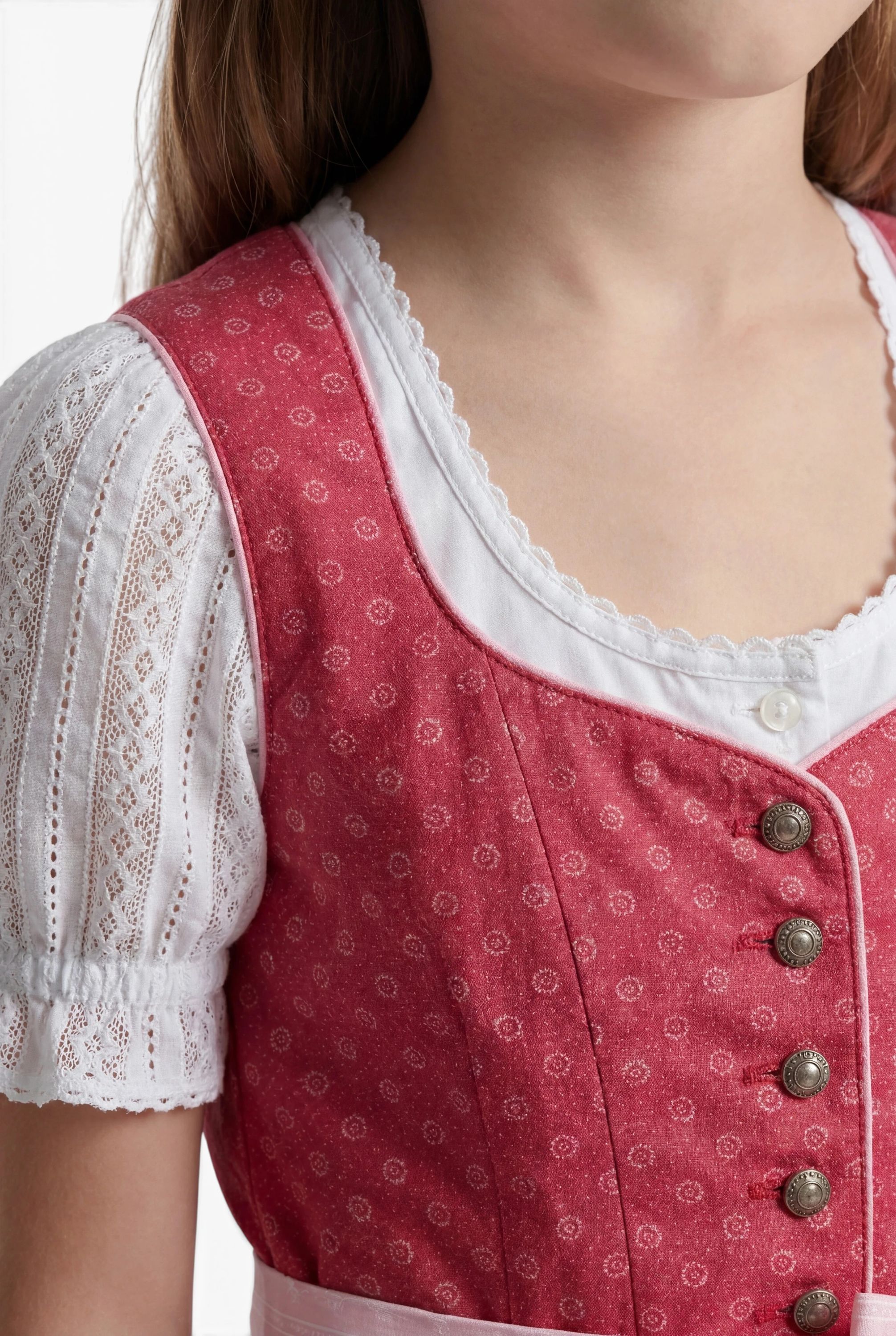 Kinderdirndl Flores in Pink