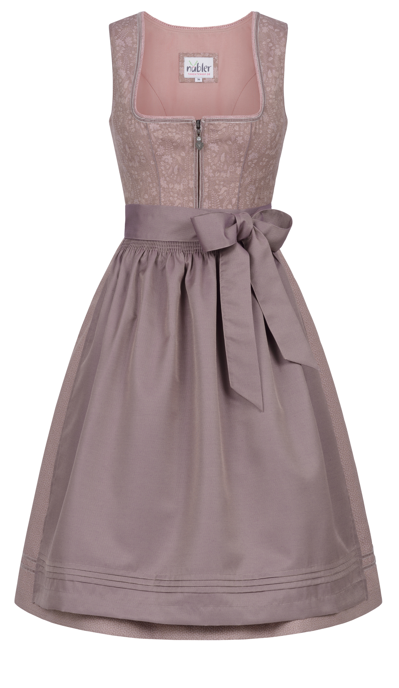 Midi Dirndl Gerlis in Mauve von Nübler
