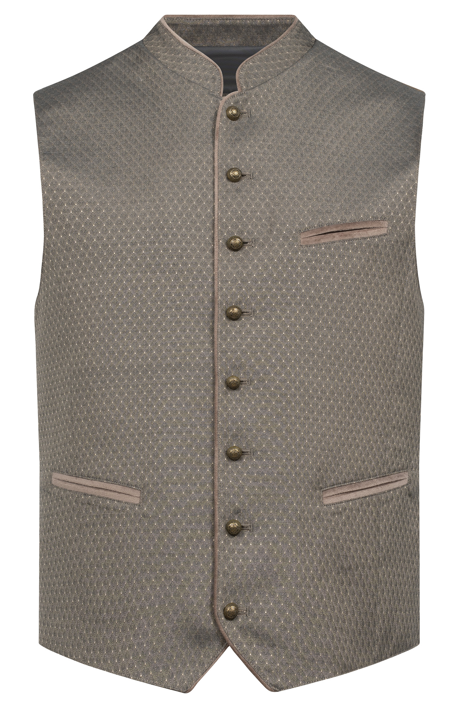 Trachtengilet Karlos in Taupe von Nübler