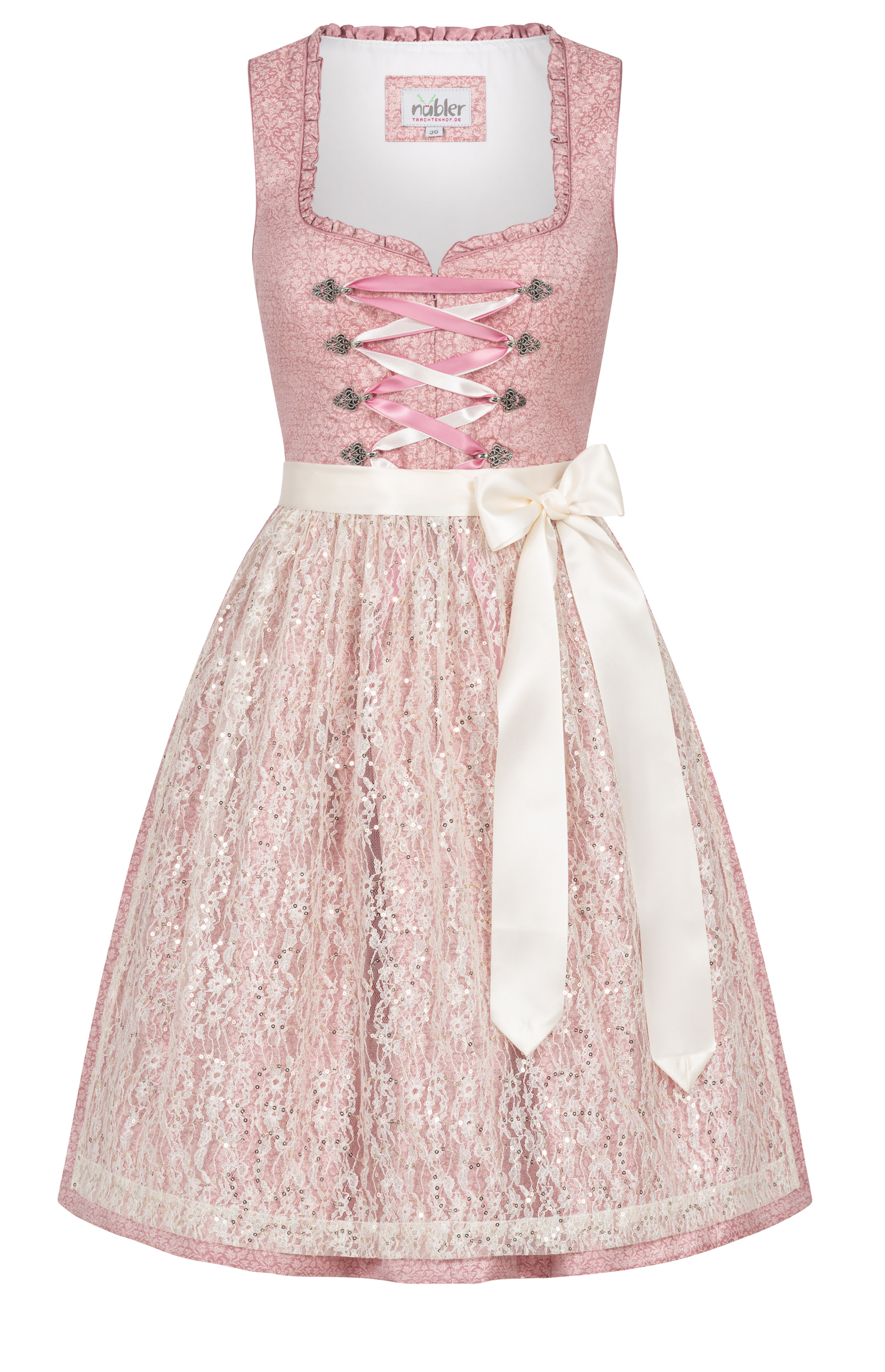 Midi Dirndl Greta in Rose von Nübler