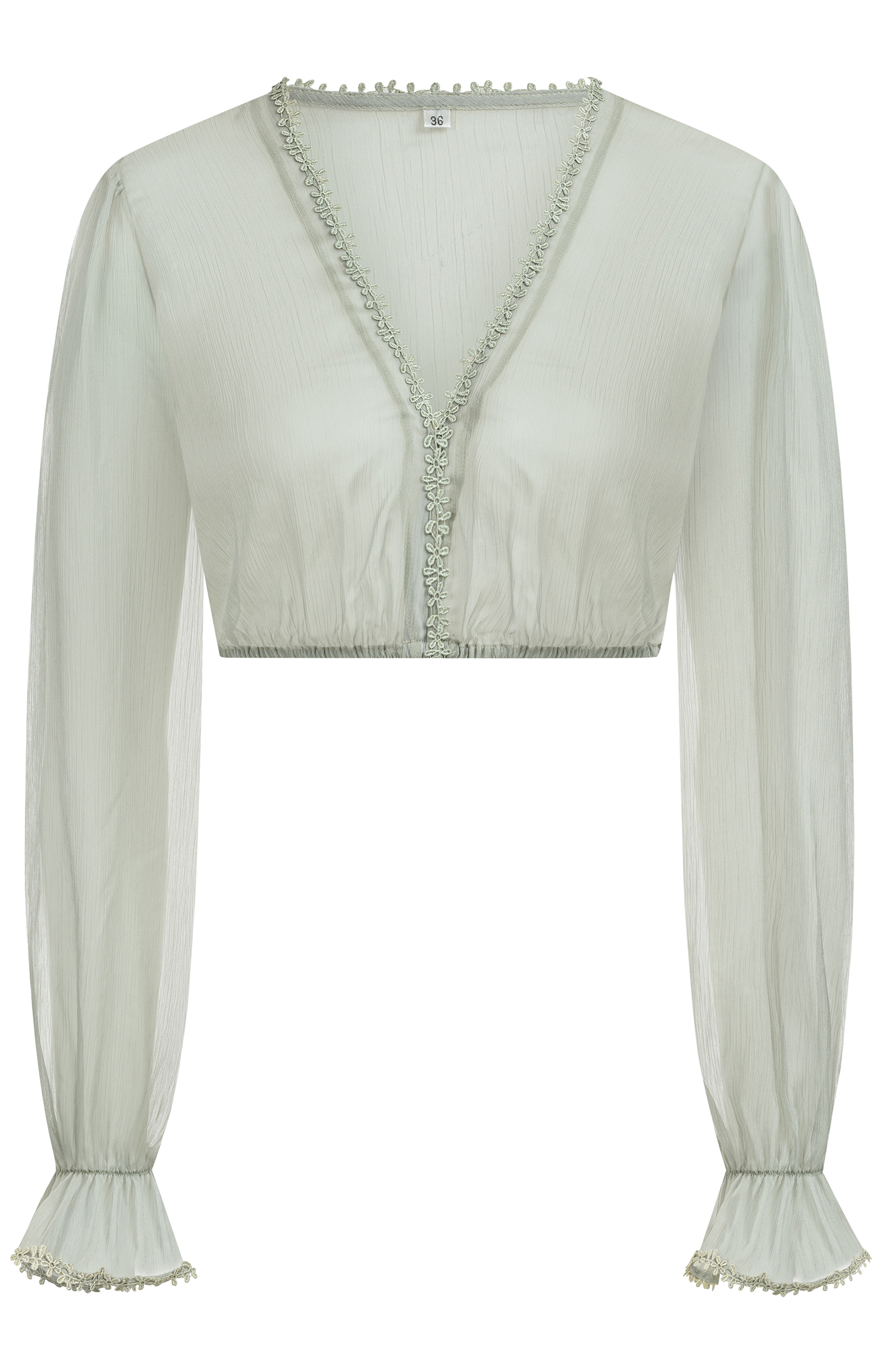 Dirndlbluse Caro in Olive von Nübler