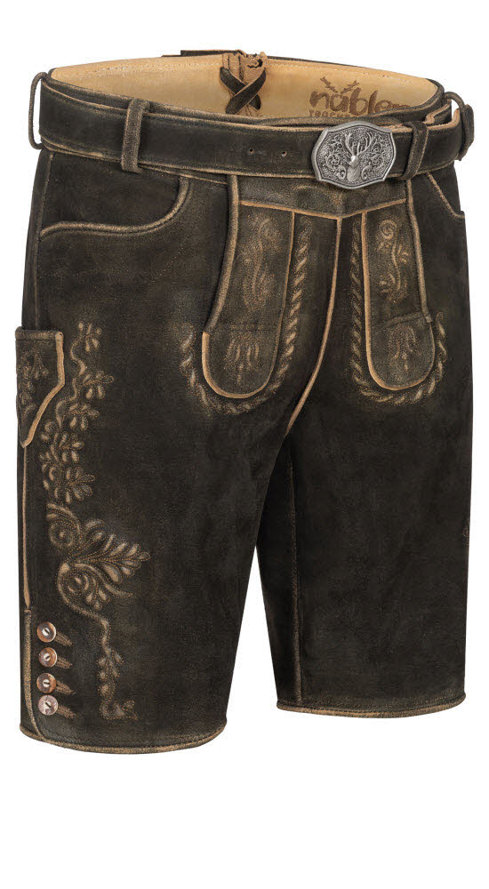 Lederhose kurz Lederhose Sebastian in Moor von Nübler