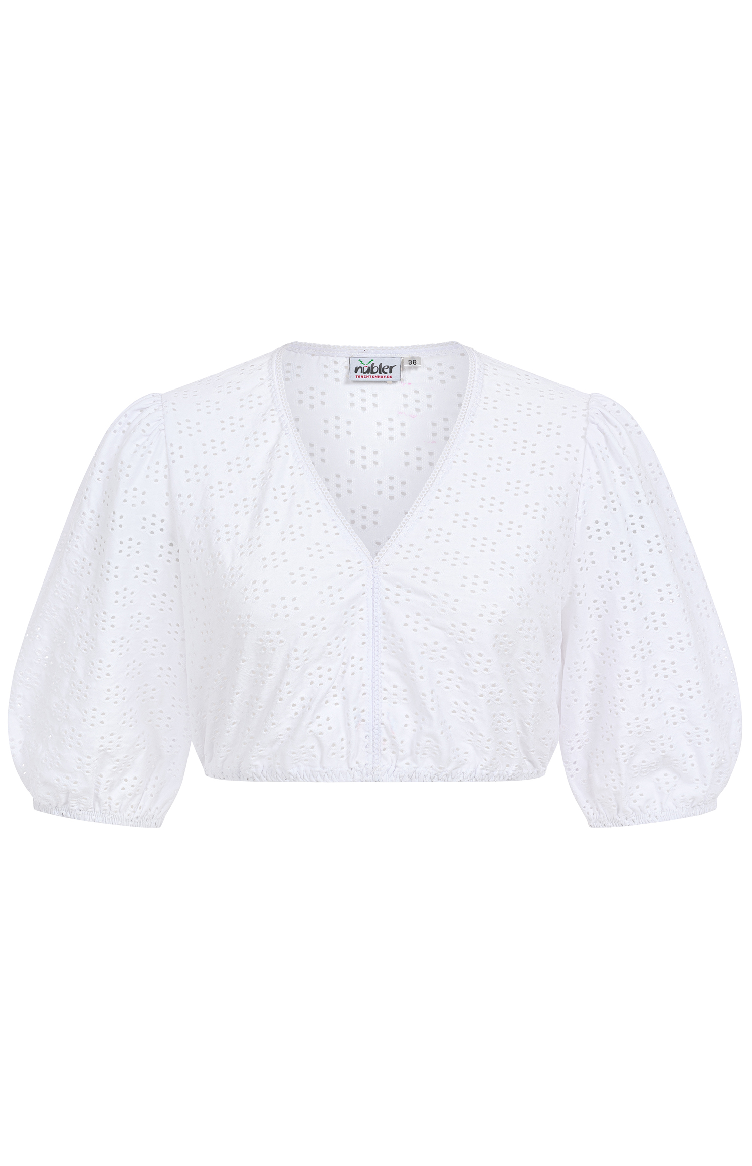 Dirndlbluse Liv in Schneeweiß von Nübler