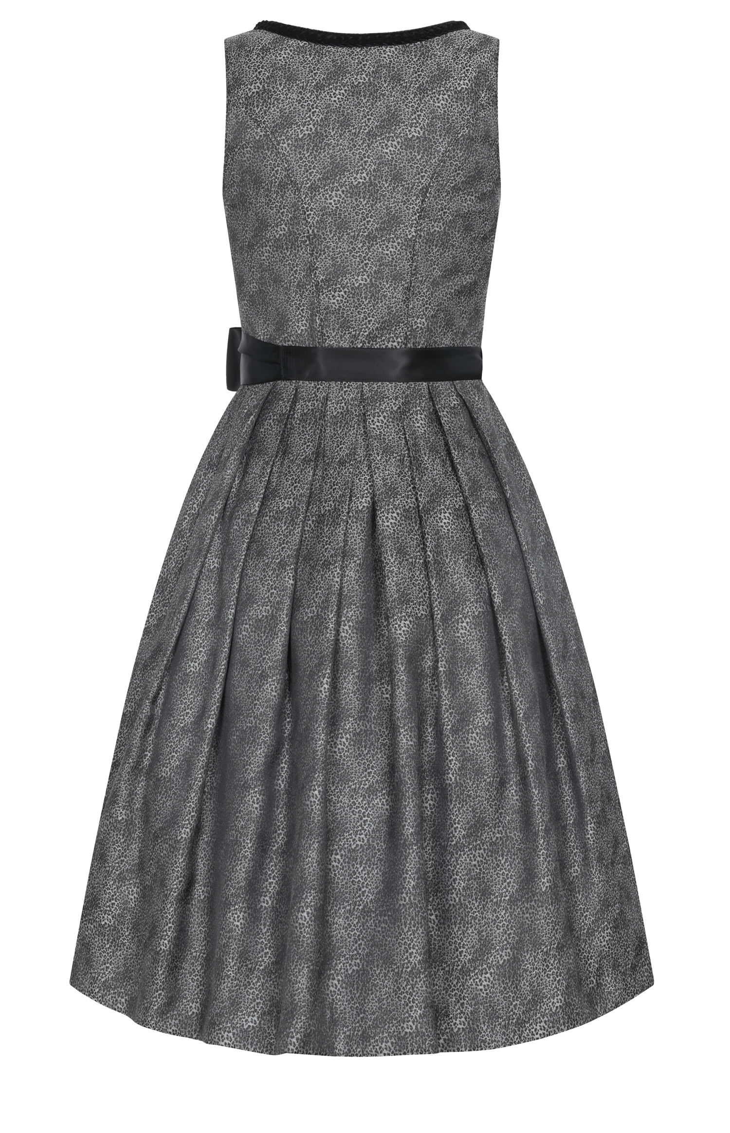 Midi Dirndl Leo in Silber von Nübler