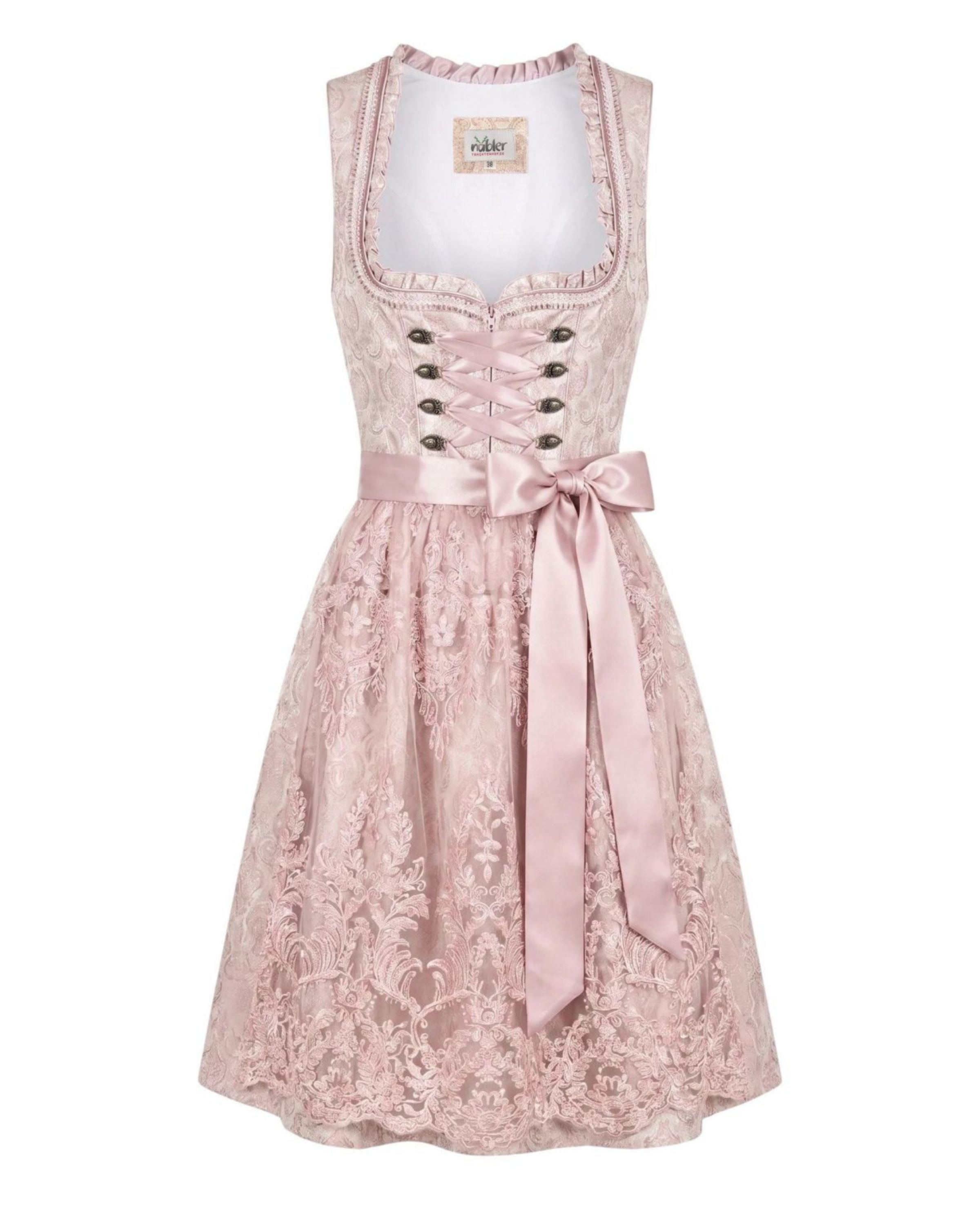 Mini Dirndl Karoline in Taupe