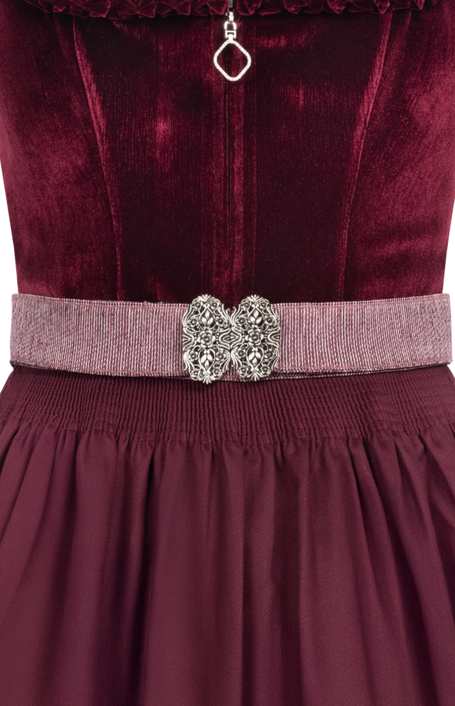 Midi Dirndl Kalere in Beere von Nübler