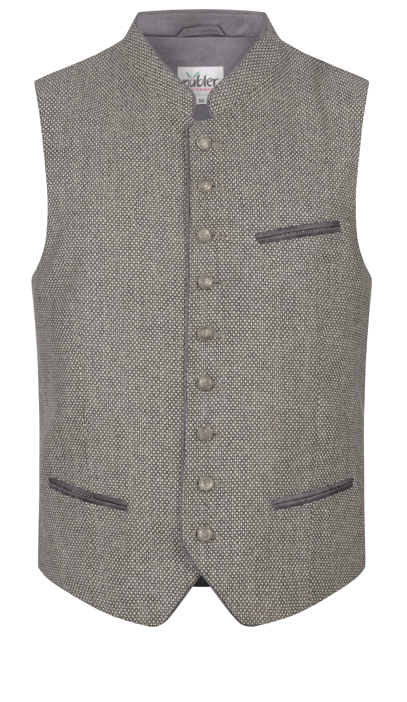 Trachtengilet Kilian in Grau von Nübler
