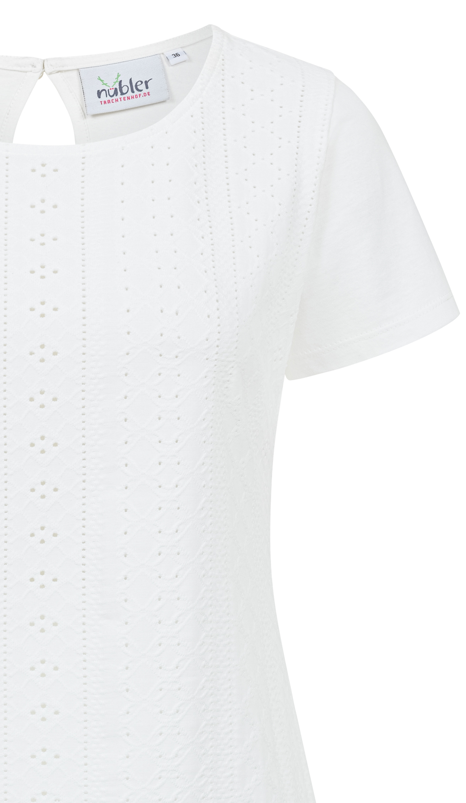 Trachtenbluse Erika in Creme von Nübler