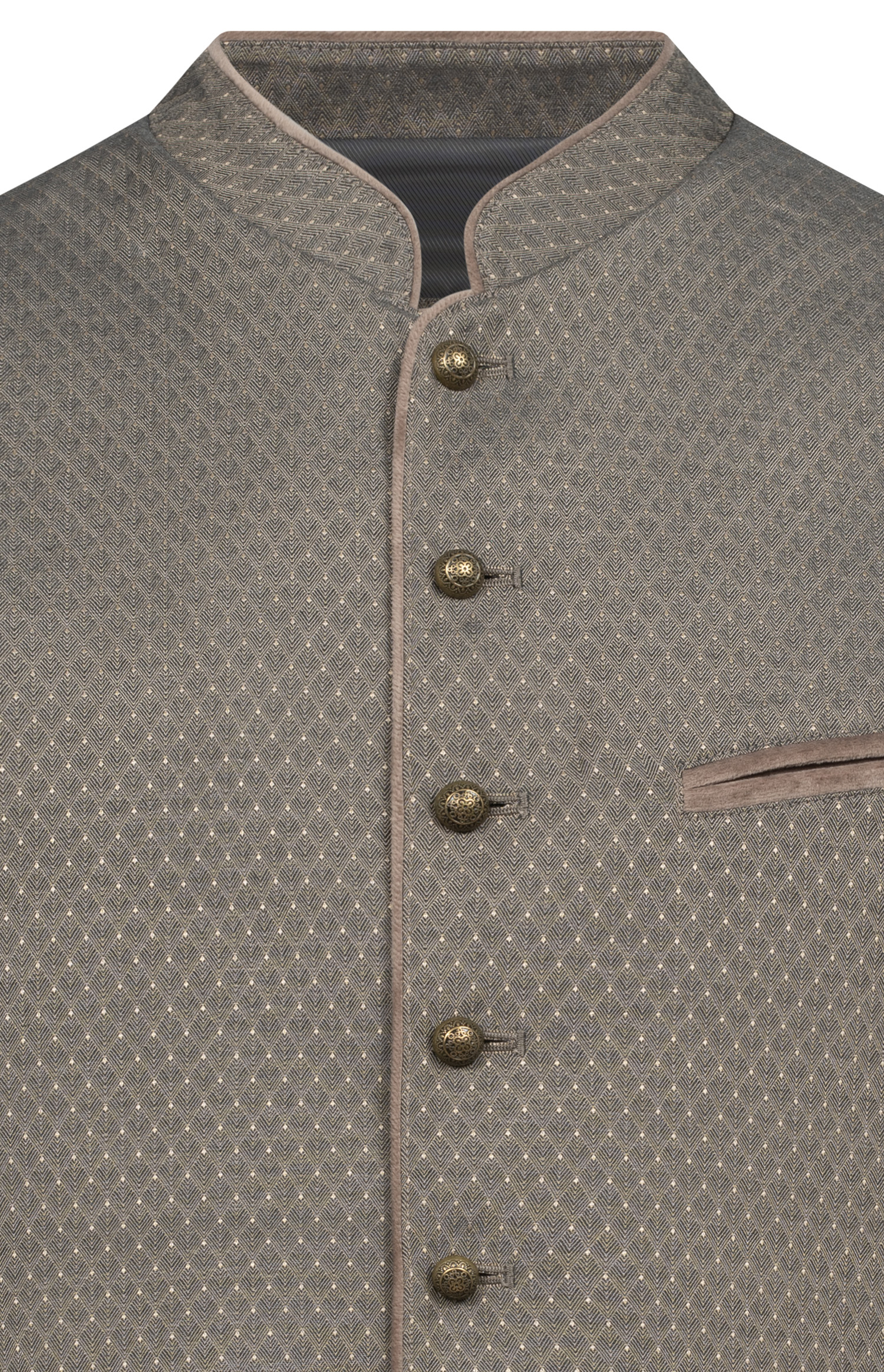 Trachtengilet Karlos in Taupe von Nübler