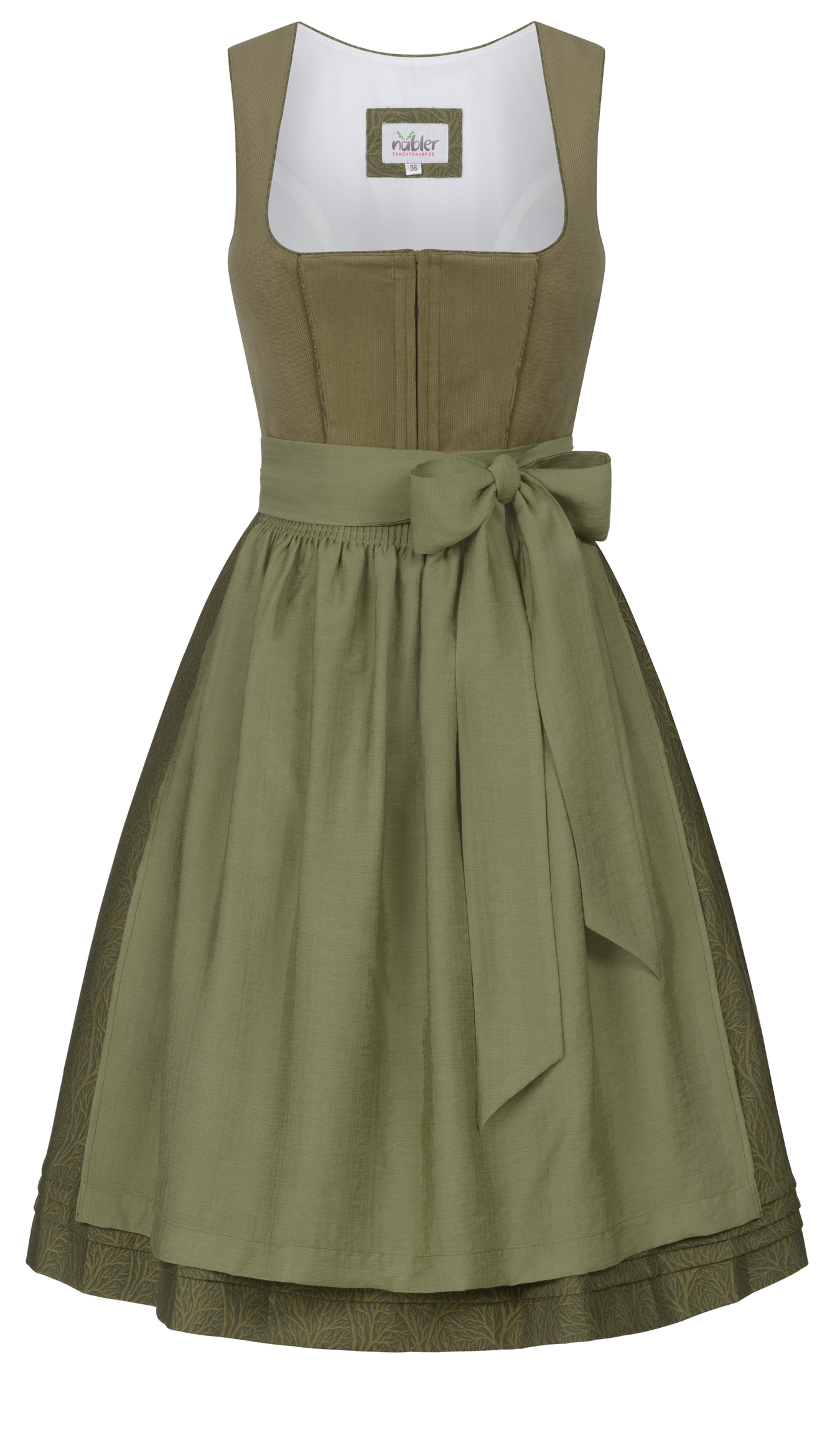 Midi Dirndl Luise in Grün von Nübler