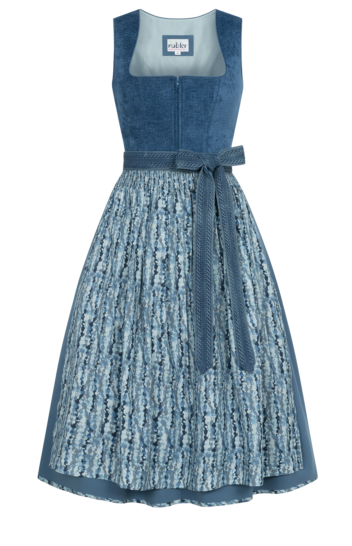 Midi Dirndl Kalea in Kornblume von Nübler