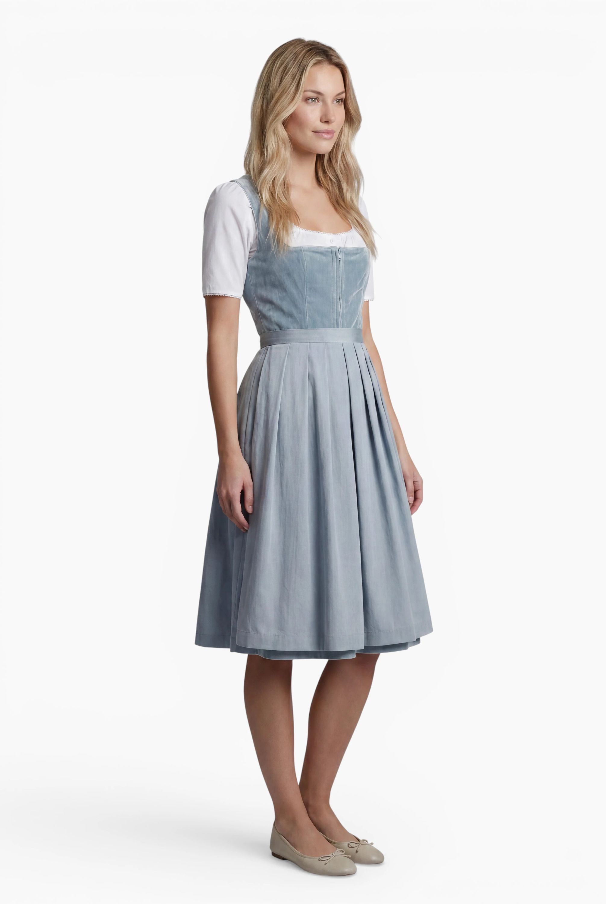 Minidirndl Korinna in Hellblau