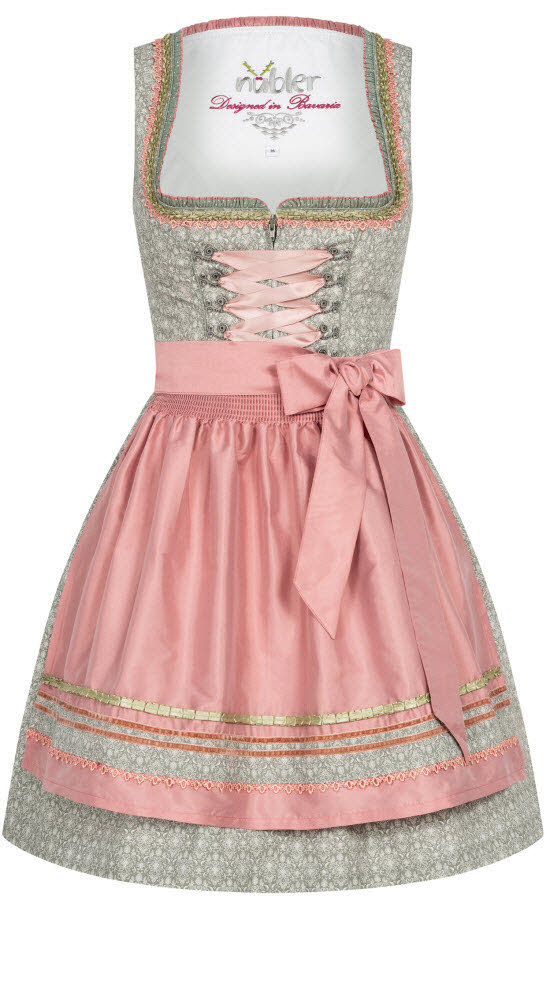 Mini-Dirndl Babette in Grün Von Nübler