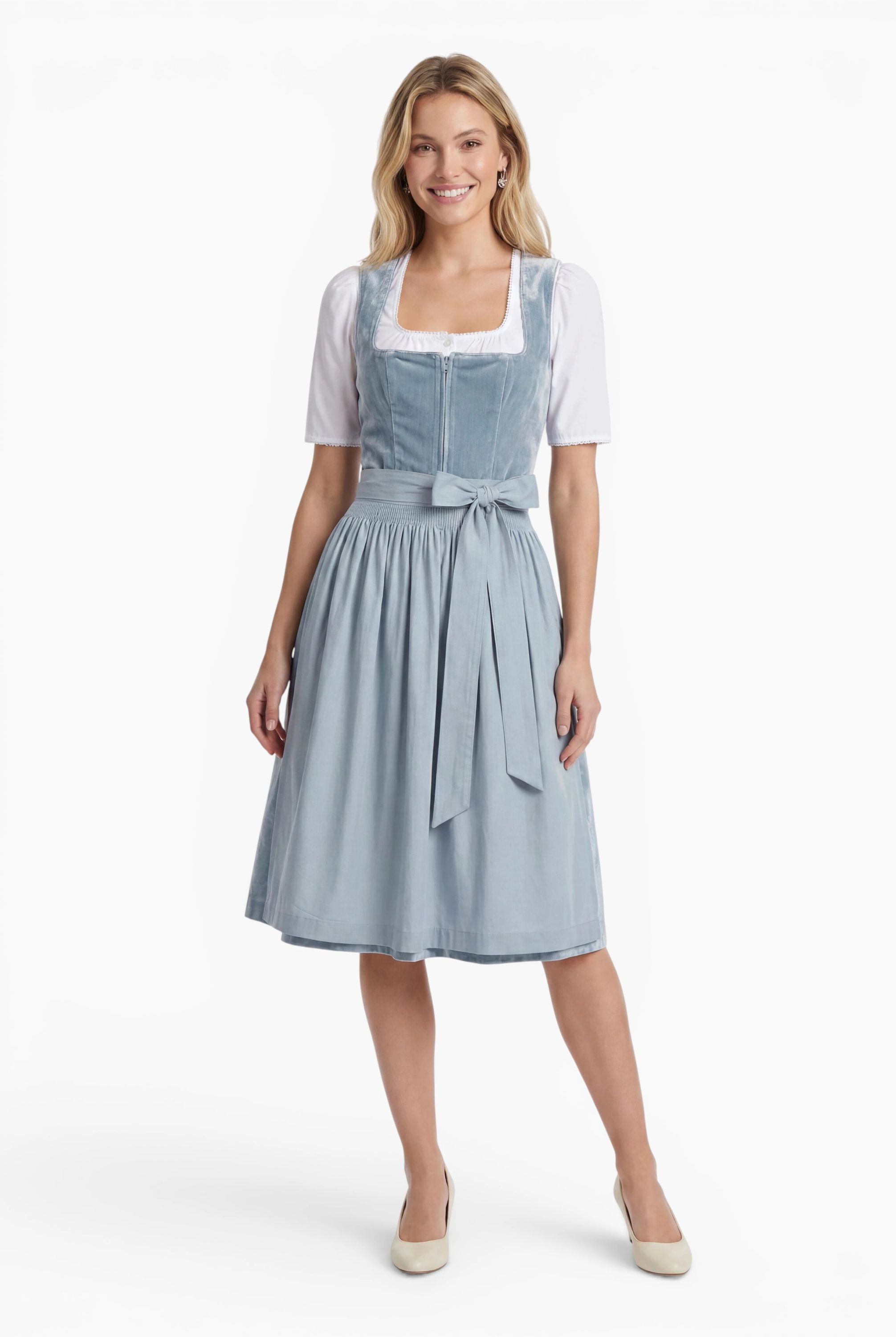 Minidirndl Korinna in Hellblau