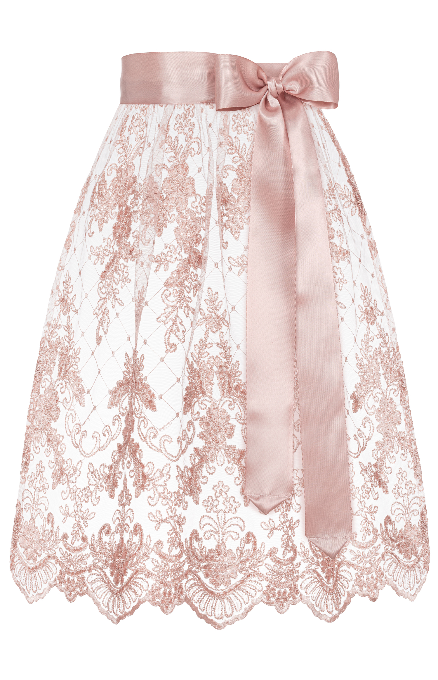 Dirndlschürze Gerhild in Rose von Nübler
