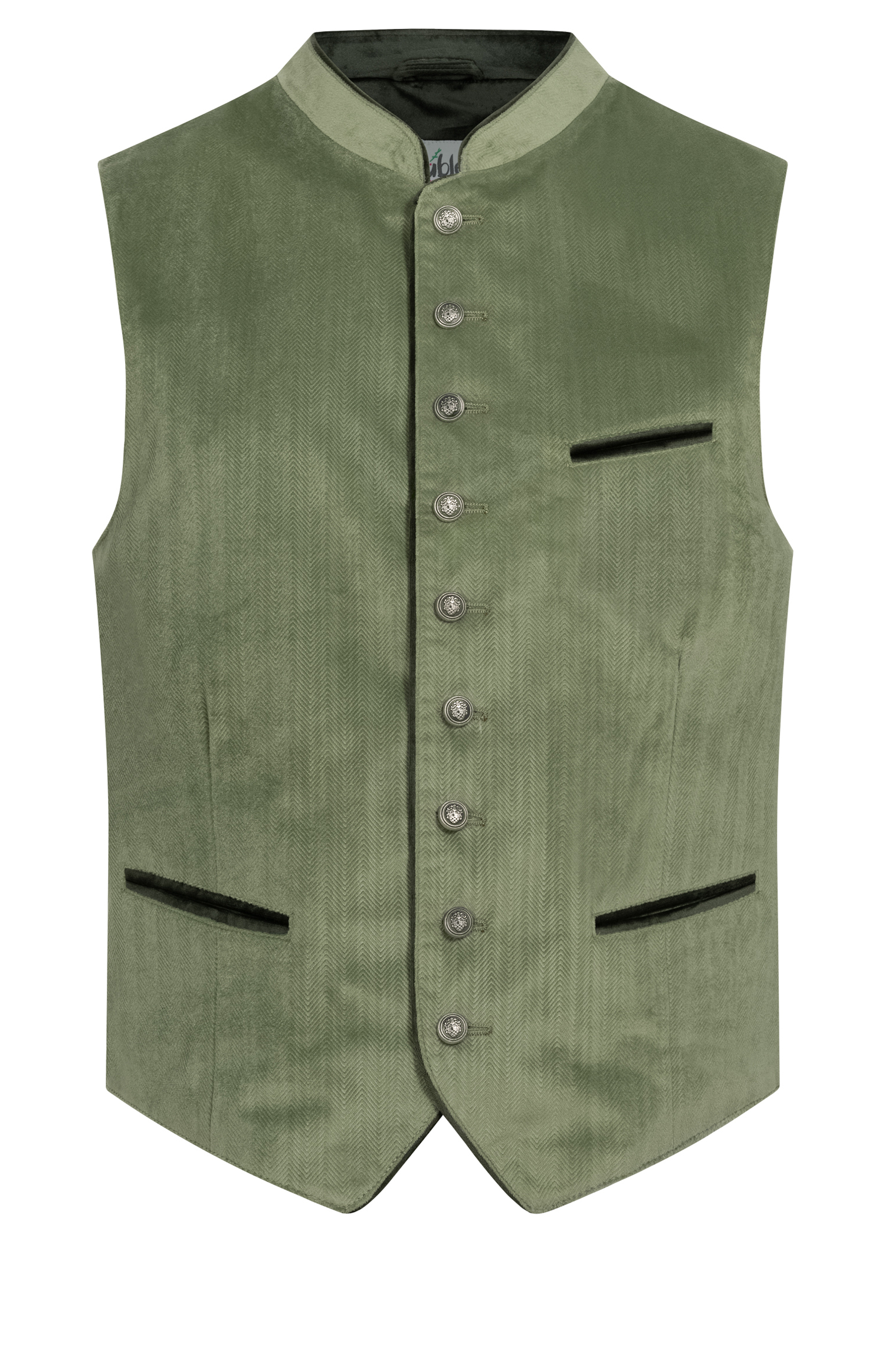 Gilet Hirs in Salbei von Nübler