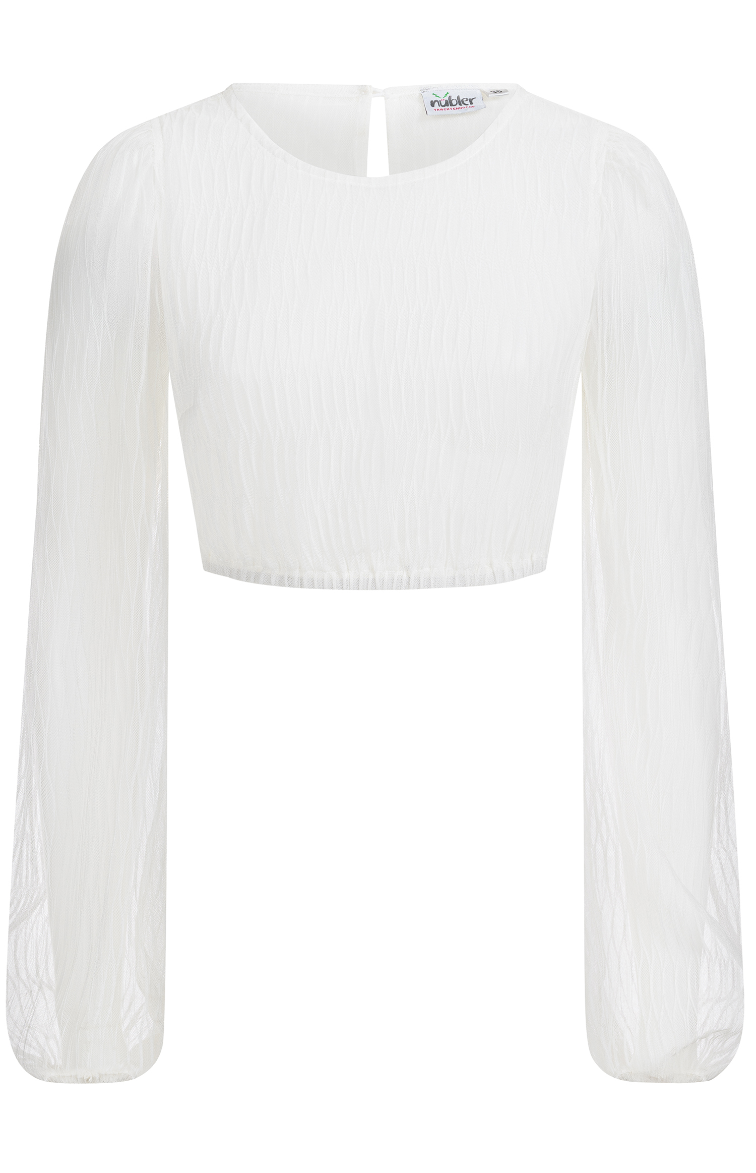 Dirndlbluse Cania in Muschelweiß von Nübler