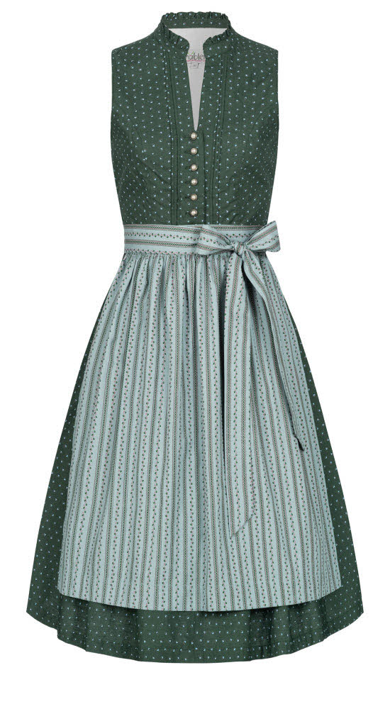 Dirndl midi Jette in Petrol von Nübler