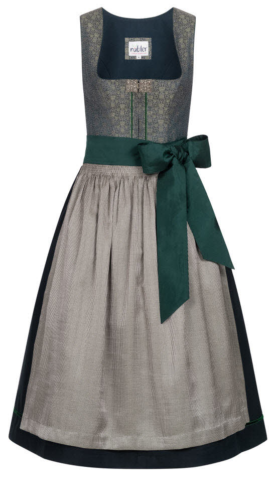 Dirndl midi Lea in Grün von Nübler