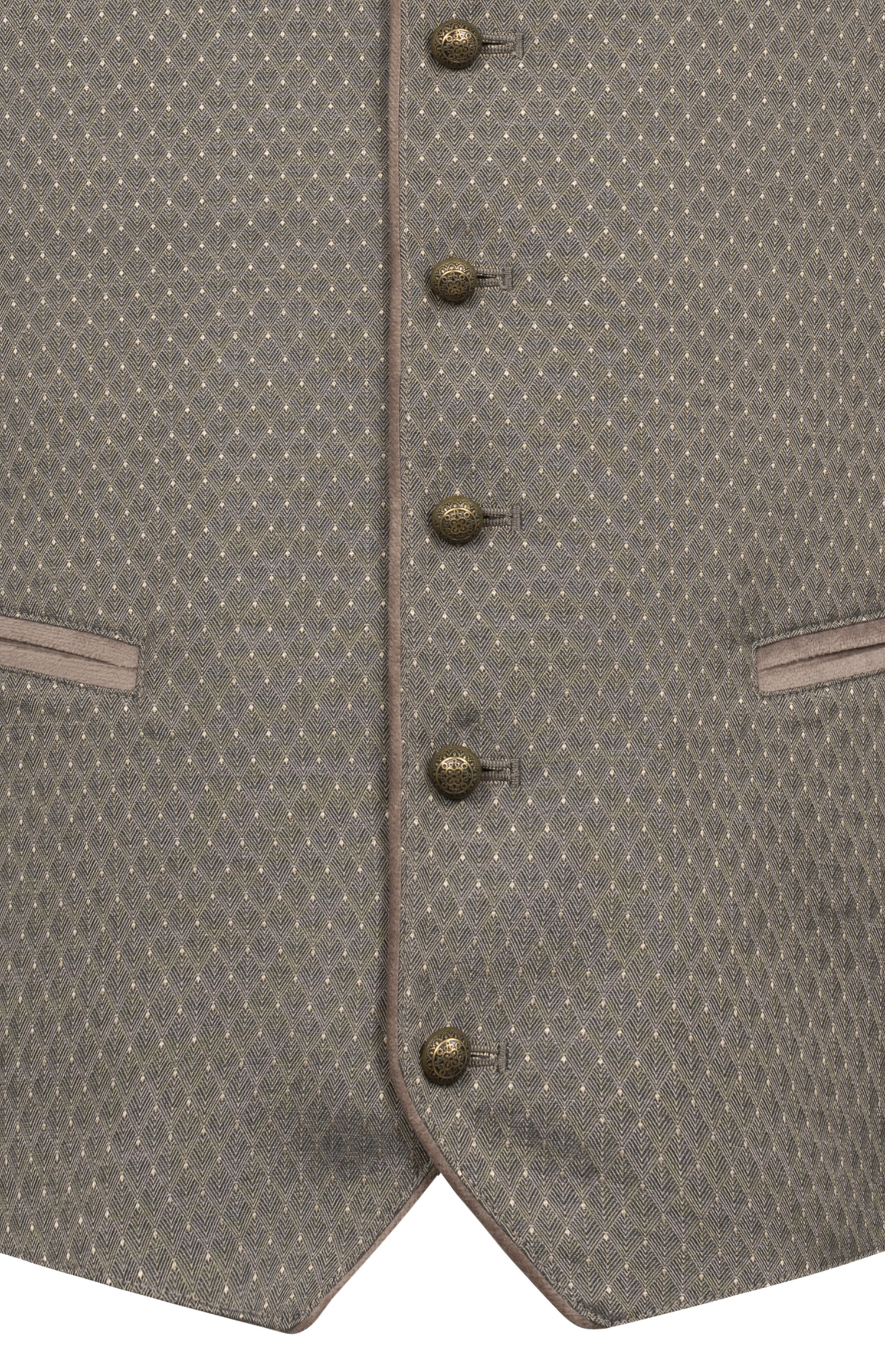Trachtengilet Karlos in Taupe von Nübler