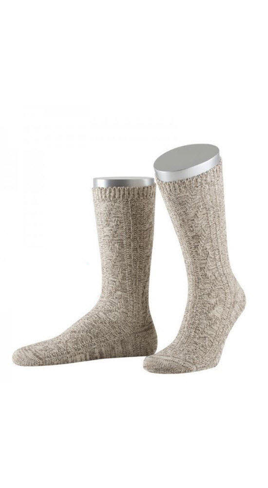 Herren Socken Günter in Beige von Dirks Herren Socken Günter in Beige von Dirks