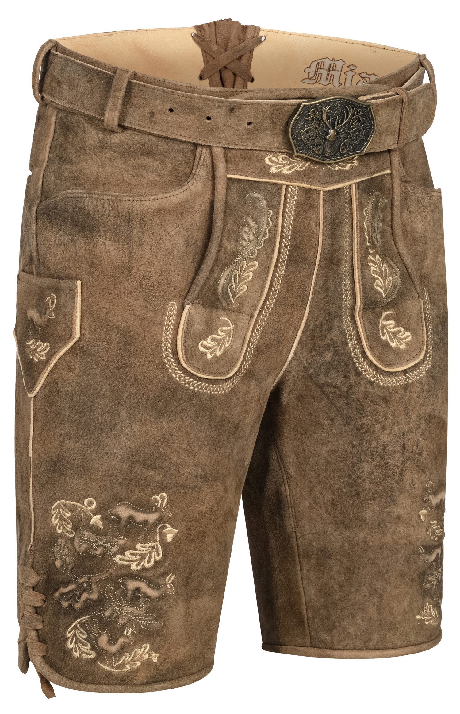 Lederhose Siegbert in Waslnuss von Nübler