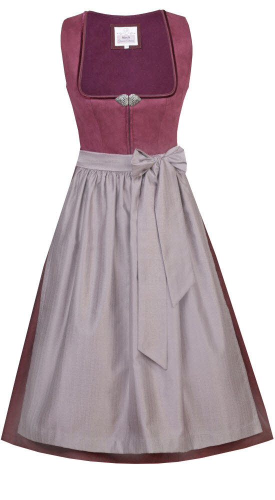 Midi Dirndl Veronika in Bordo von Marjo