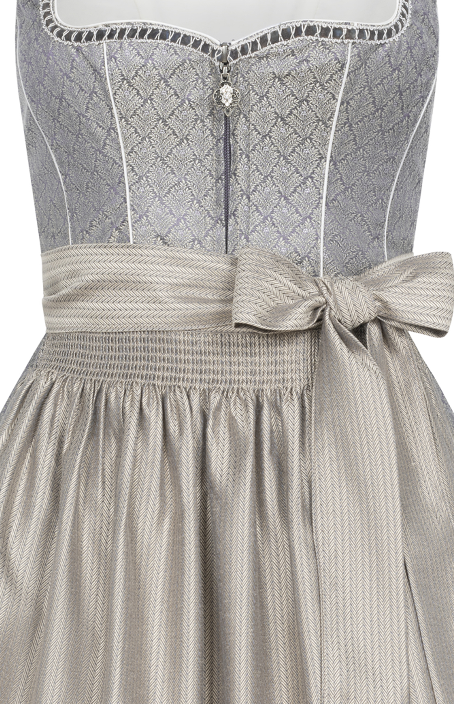 Midi Dirndl Georgina in Graphit von Nübler